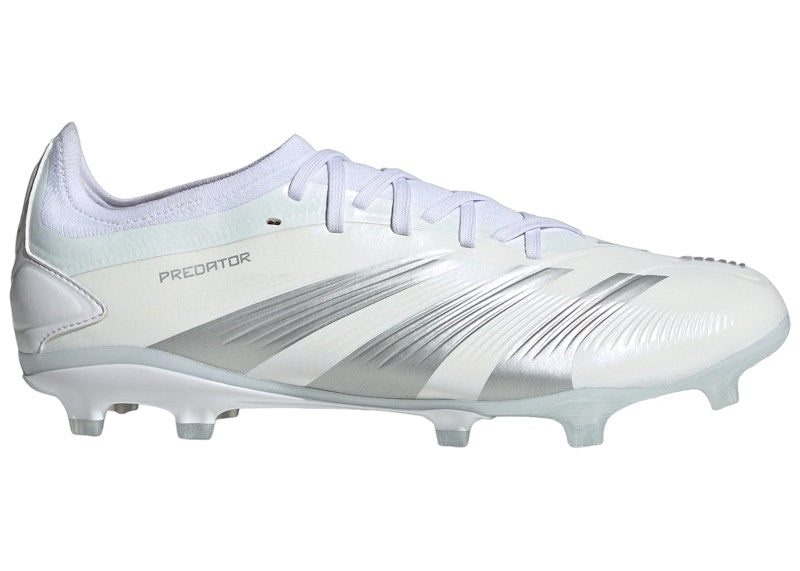 adidas Predator 24 Pro FG Cloud White Silver Metallic