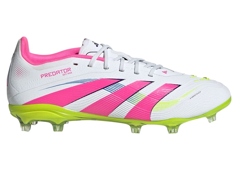 adidas Predator Elite FG Cloud White Lucid Pink Lucid Lemon (GS)