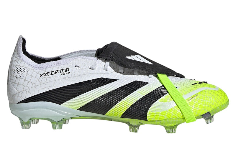 adidas Predator Elite Fold-Over Tongue FG Cloud White Core Black Lucid Lemon (GS)