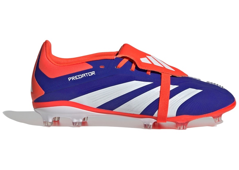 adidas Predator Elite Foldover Tongue FG Lucid Blue Cloud White Solar Red (GS)
