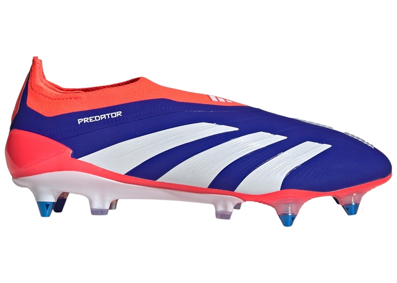 adidas Predator Elite Laceless SG Lucid Blue Cloud White Solar Red
