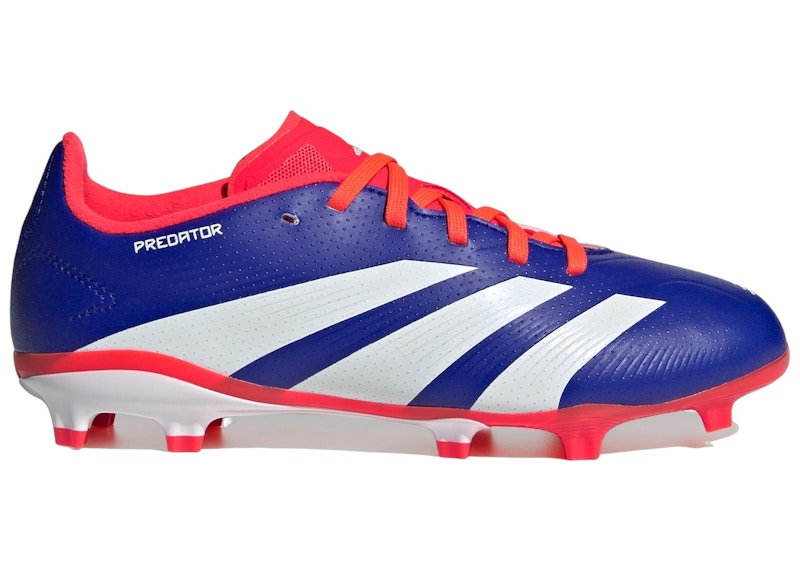 adidas Predator League FG Lucid Blue Cloud White Solar Red (GS)