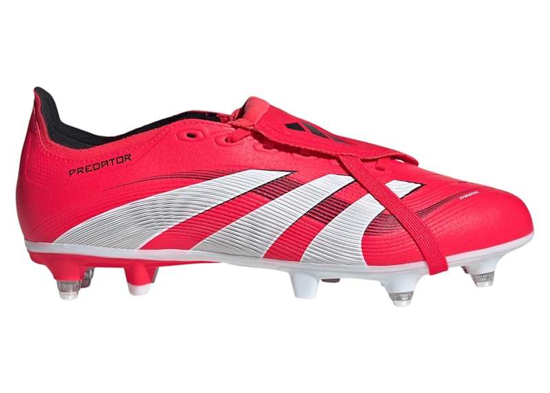 adidas Predator League Fold-Over Tongue SG Lucid Red Cloud White Core Black