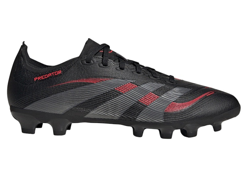 adidas Predator League MG Core Black Grey Four Lucid Red