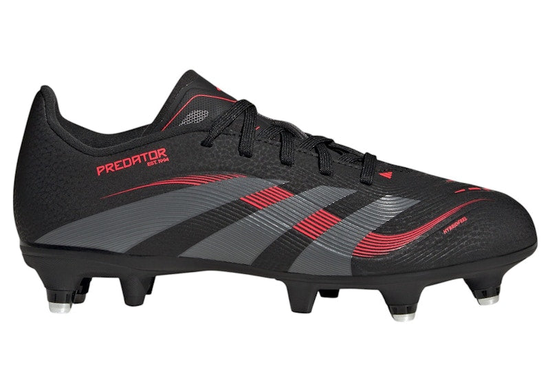 adidas Predator League SG Core Black Grey Four Lucid Red (GS)