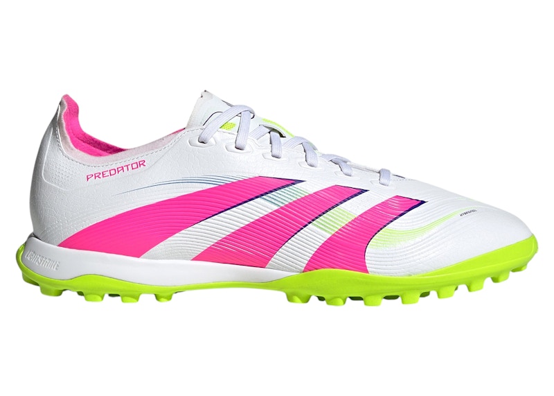 adidas Predator League Turf Cloud White Lucid Pink Lucid Lemon