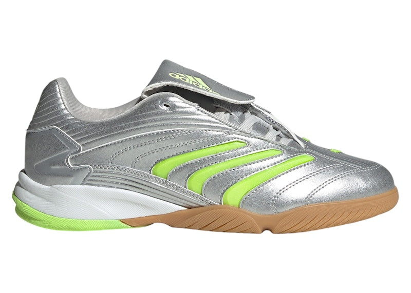 adidas Predator Sala Silver Metallic Signal Green (Women's)