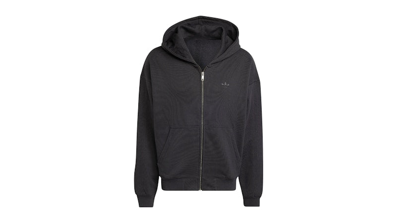 adidas Premium Essentials Full-Zip Hoodie Black