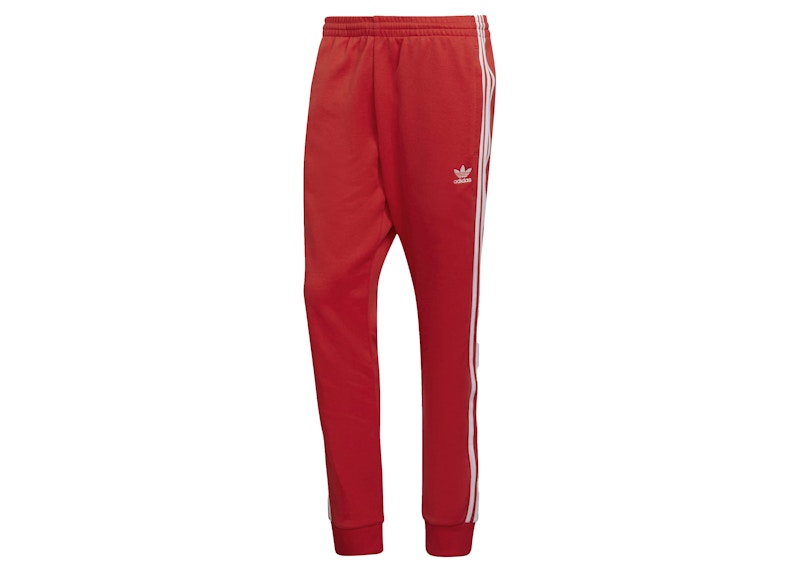 adidas Primeblue SST Track Pants Vivid Red