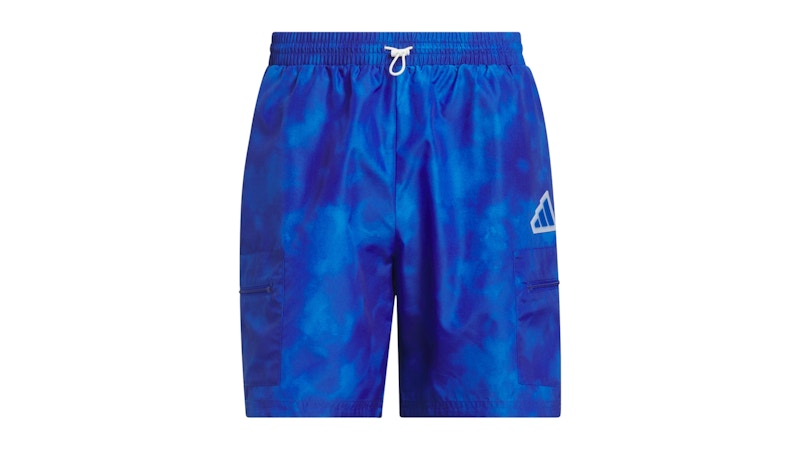 adidas Print Shorts Royal Blue True Blue
