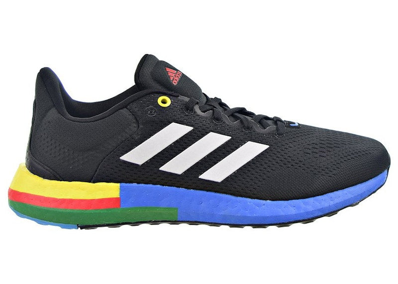 adidas Pureboost 21 Black Blue Green Yellow Red