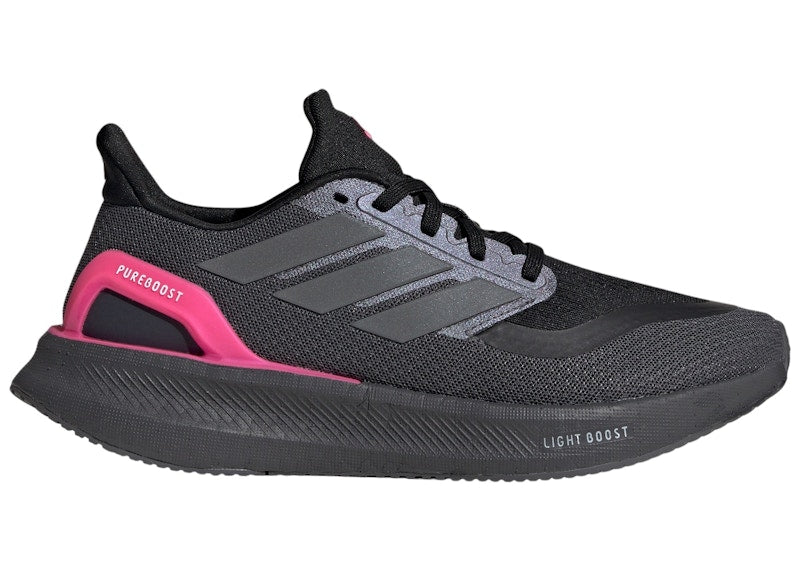 adidas Pureboost 5 Grey Iron Metallic Lucid Pink (Women's)