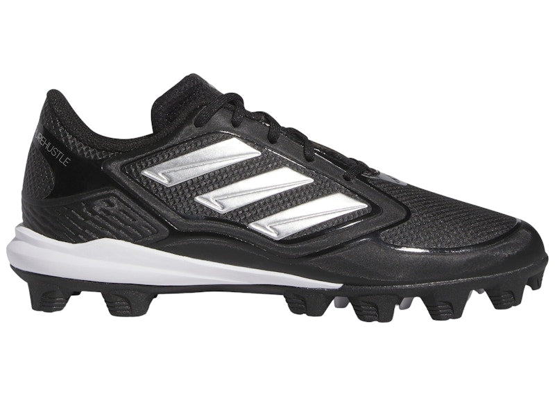 adidas Purehustle 3 MD Core Black Silver Metallic (Women's)