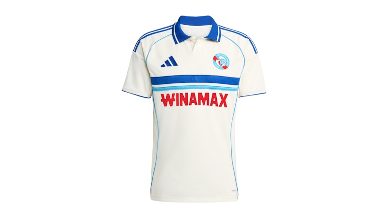 adidas RC Strasbourg 25/26 Away Jersey Cream White