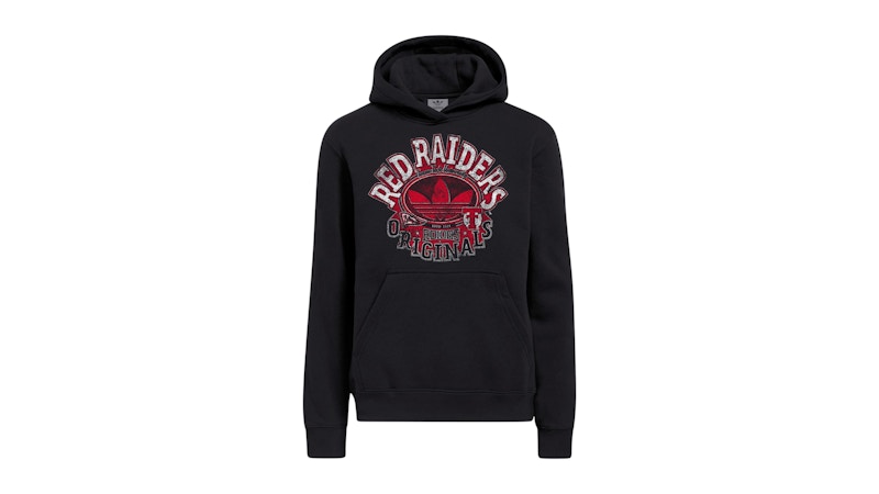 adidas Raiders Hoodie Red Black Ncaa-Txt-7tb