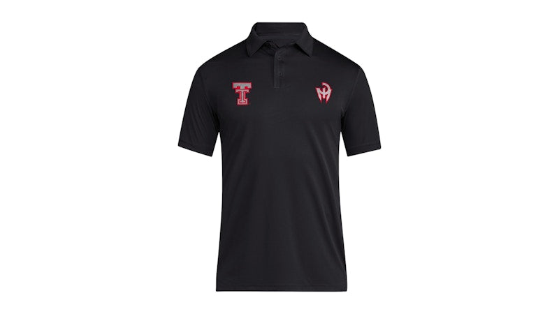 adidas Raiders Patrick Mahomes Coaches Ultimate365 Polo Red Black