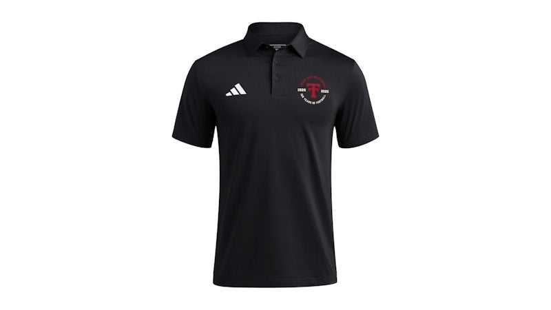 adidas Raiders Year Anniversary Ultimate365 Solid Polo Shirt 100 Black White Ncaa-Txt-7tb