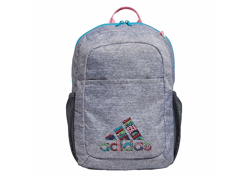 adidas Ready Backpack Grey/Signal Cyan/Bliss Pink