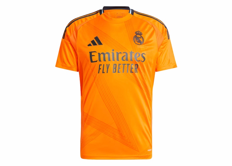 adidas Real Madrid Jude Bellingham 24/25 Away Jersey Crew Orange