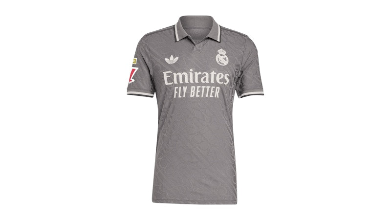 adidas Real Madrid Originals 2024/25 Third Authentic Jersey Charcoal