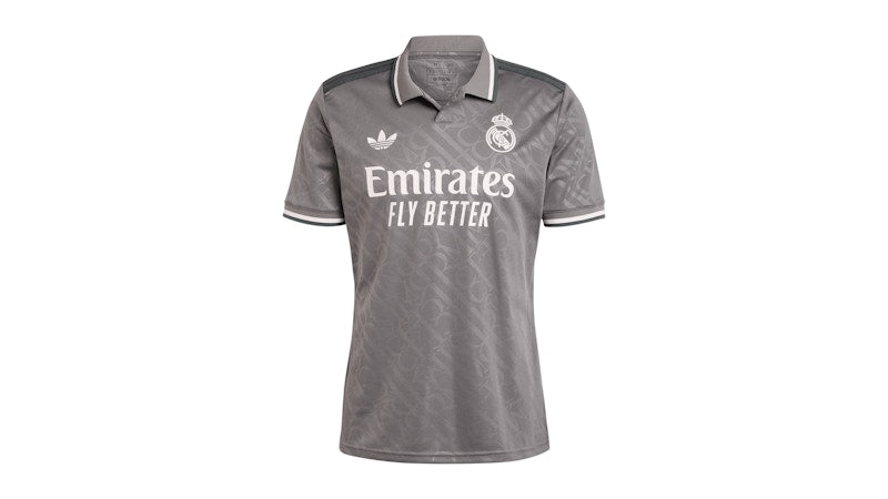 adidas Real Madrid Originals 2024/25 Third Replica Jersey Charcoal