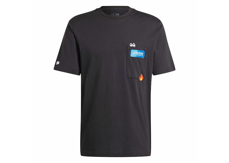 adidas Remoji Pocket Graphic Tee Black