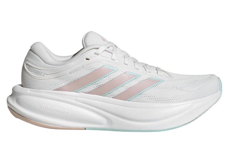 adidas Response 2 White Ice Purple Flash Aqua (Women's)