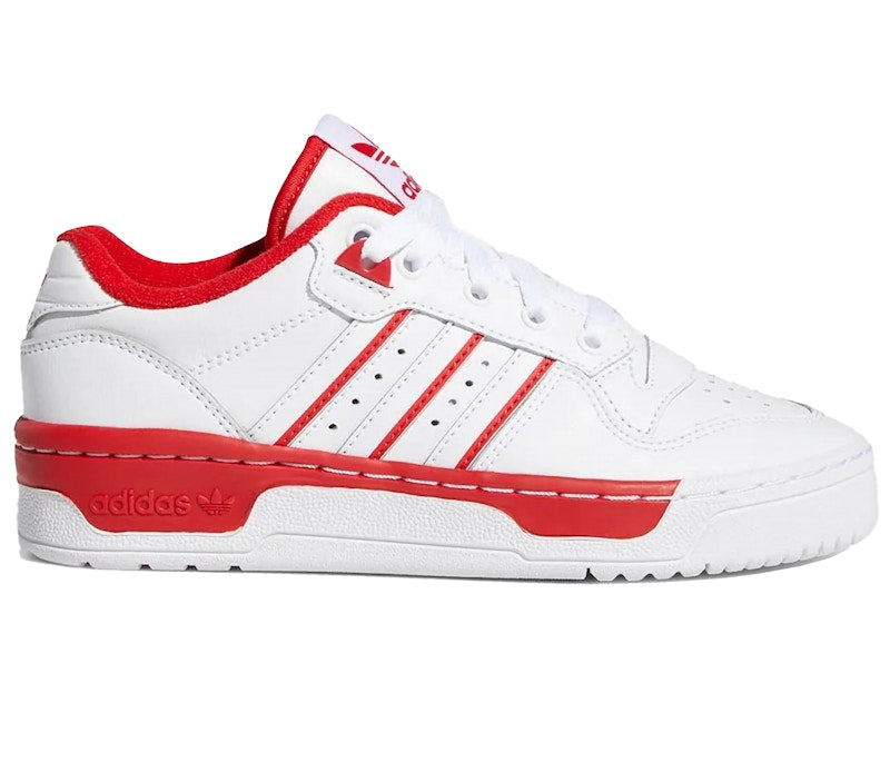 adidas Rivalry Low Cloud White Scarlet (GS)