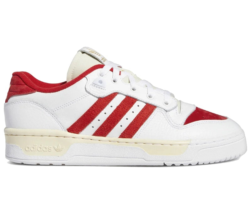 adidas Rivalry Low Premium Footwear White Scarlet