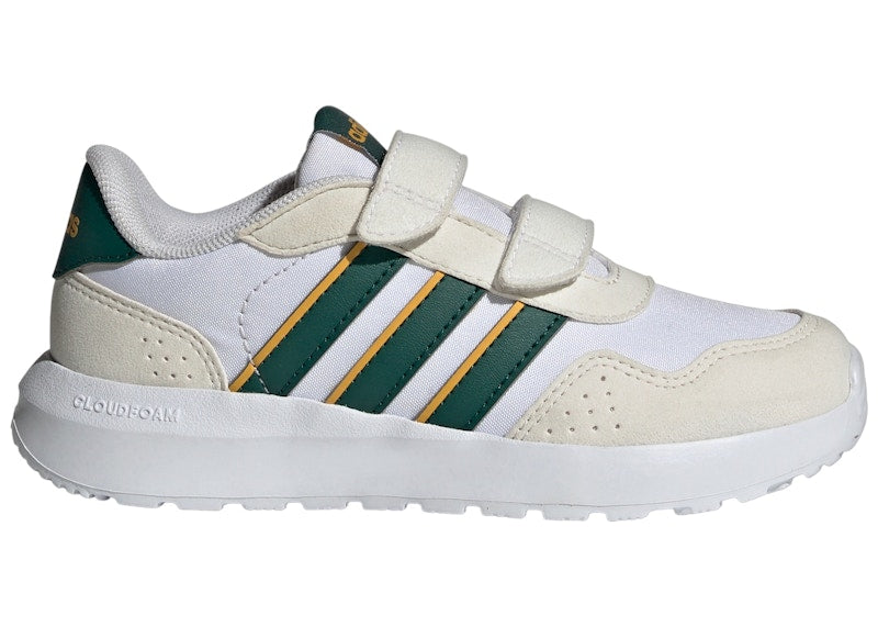 adidas Run 60s Cloud White Collegiate Green Collegiate Gold (PS)