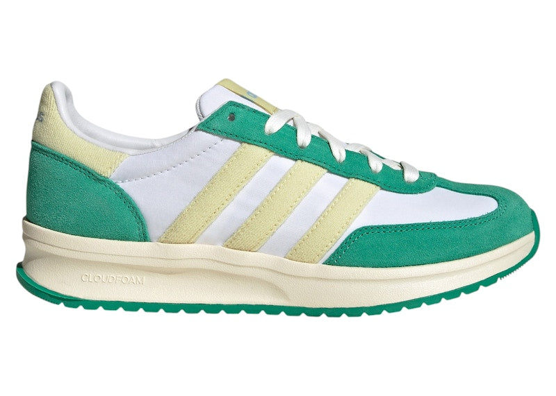 adidas Run 70s 2.0 Cloud White Powder Yellow Semi Court Green (Women's)