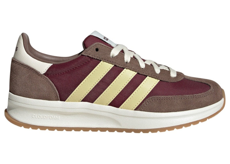 adidas Run 70s 2.0 Maroon Powder Yellow Earth Strata (Women's)