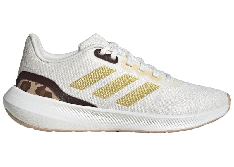 adidas Runfalcon 3 Core White Gold Metallic Magic Beige (Women's)