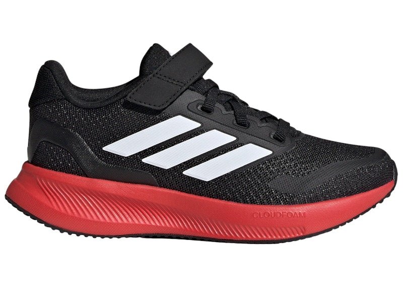 adidas Runfalcon 5 Core Black Cloud White Bright Red (PS)