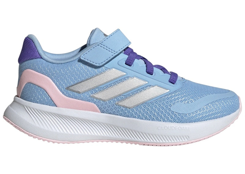 adidas Runfalcon 5 Glow Blue Silver Metallic Clear Pink (PS)