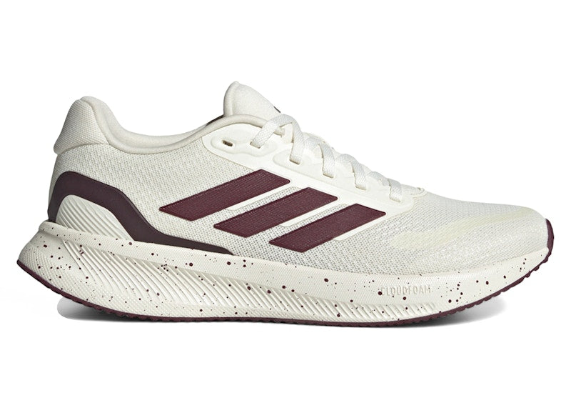 adidas Runfalcon 5 Off White Maroon (Women's)