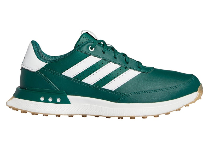 adidas S2G 24 Leather Spikeless Golf Collegiate Green Cloud White Gum