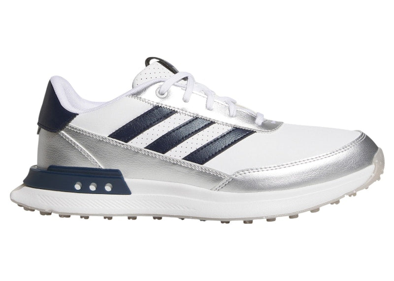 adidas S2G 25 Leather Spikeless Golf Cloud White Night Indigo Grey Two (Women's)