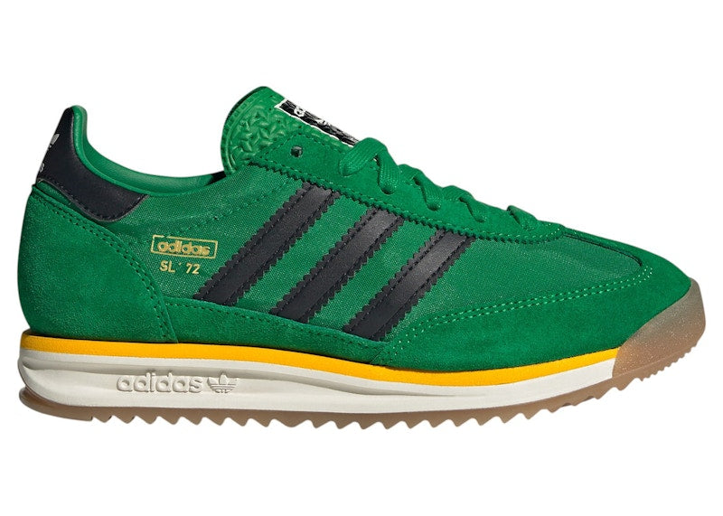 adidas SL 72 RS Green Core Black Crew Yellow (GS)