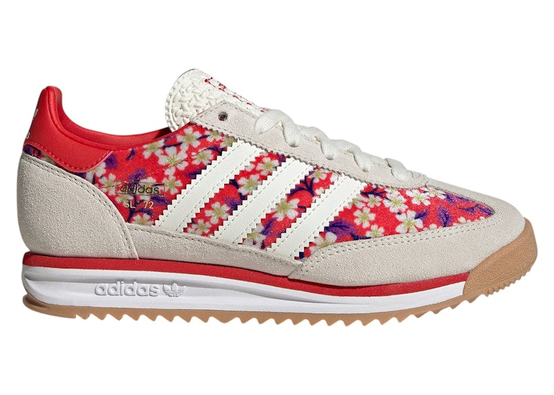 adidas SL 72 RS Liberty London Floral Off White Red (GS)