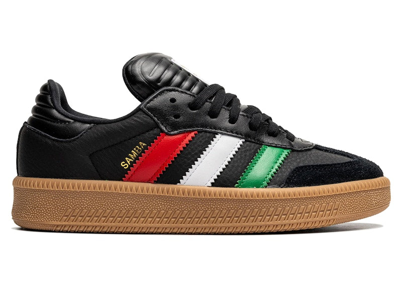 adidas Samba XLG Black Better Scarlet Green