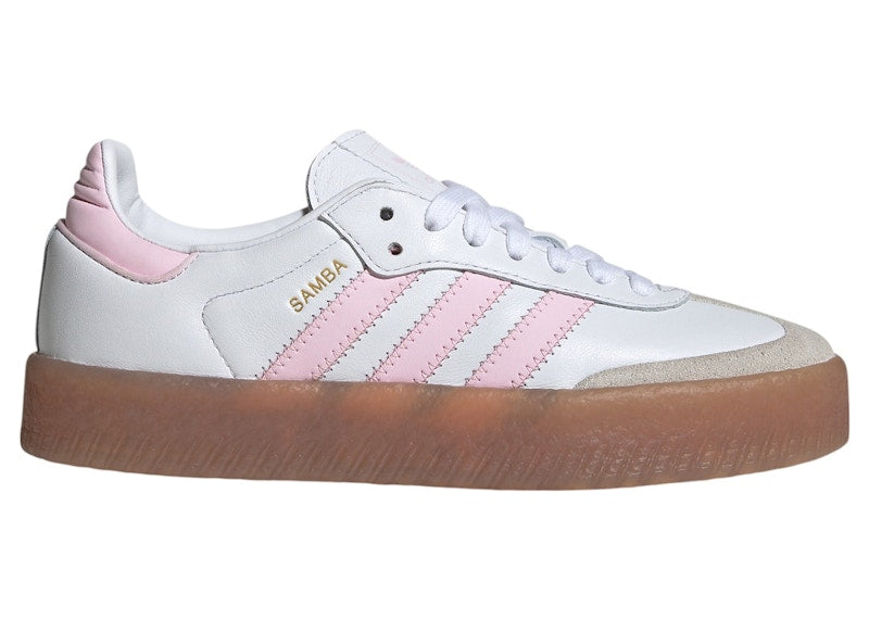 adidas Sambae Cloud White Clear Pink Gold Metallic (GS)