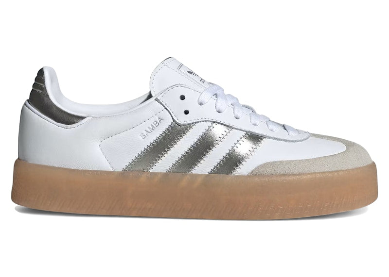 adidas Sambae White Silver Metallic (Women's)