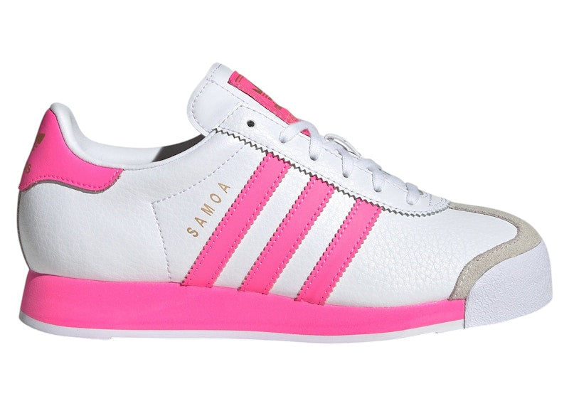 adidas Samoa White Lucid Pink (GS)