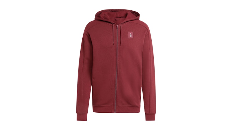 adidas Seasonal Full-Zip Hoodie Shadow Red