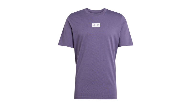 adidas Seasonal Graphic Tee Manchester United Trace Purple