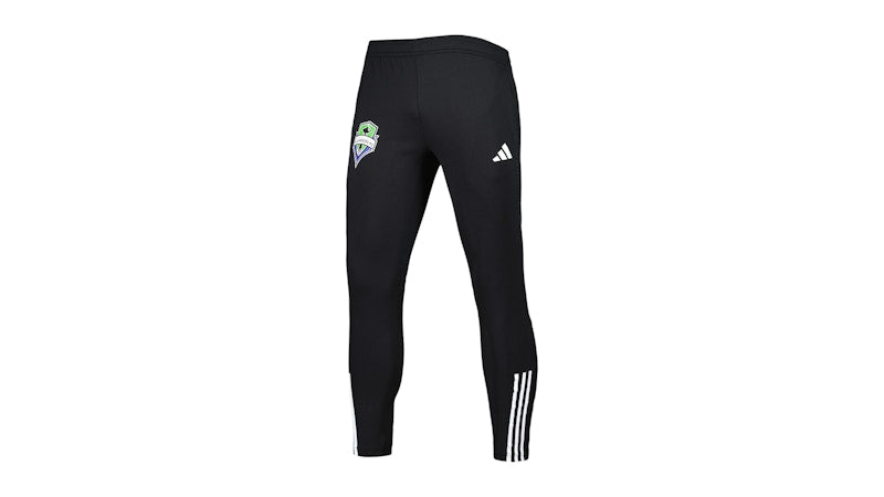 adidas Seattle Sounders FC 2023 On-Field Team Crest Aeroready Training Pants Black