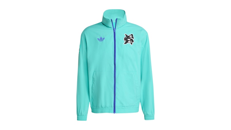 adidas Seattle Sounders FC 2025 Anthem Jacket Semi Mint Rush White