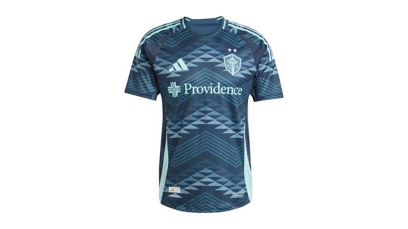 adidas Seattle Sounders FC 25/26 Away Authentic Jersey Aurora Ink
