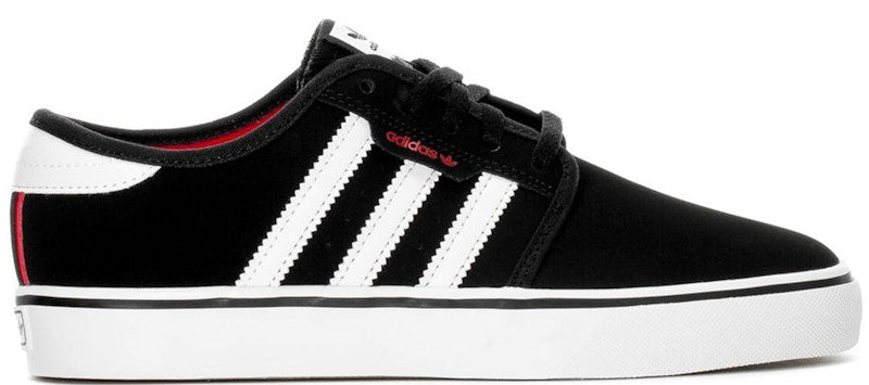 adidas Seeley Black White Scarlet (Youth)